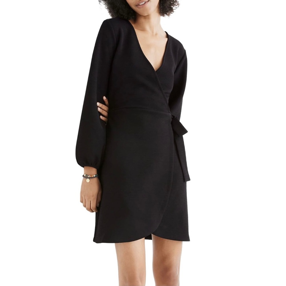 Madewell Texture & Thread Wrap Dress